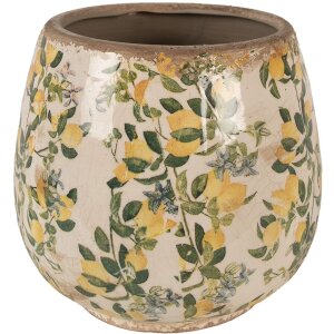 Clayre & Eef 6CE1608L Vaso per interni Beige Giallo...