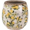 Clayre & Eef 6CE1608S Vaso da fiori per interni Beige Giallo Ø 13x13 cm