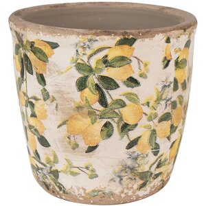 Clayre & Eef 6CE1609S Vaso da fiori per interni Beige...