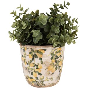 Clayre & Eef 6CE1609S Vaso da fiori per interni Beige...