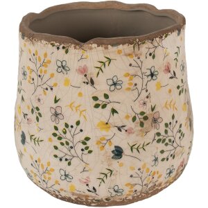 Clayre & Eef 6CE1610L Vaso da fiori per interni Beige...