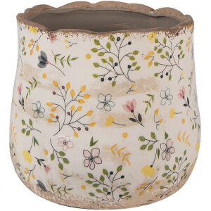 Clayre & Eef 6CE1610M Vaso da fiori Beige Giallo...