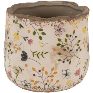 Clayre & Eef 6CE1610S Vaso da fiori per interni Beige...