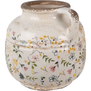 Clayre & Eef 6CE1611L Brocca decorativa Beige Giallo...