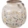 Clayre & Eef 6CE1611L Brocca decorativa Beige Giallo Ø 17x16 cm