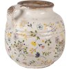 Clayre & Eef 6CE1611L Brocca decorativa Beige Giallo Ø 17x16 cm