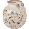 Clayre & Eef 6CE1611M Brocca decorativa Beige Giallo Ø 12x14 cm