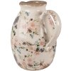 Clayre & Eef 6CE1613L Brocca decorativa Beige Pink 20x16x22 cm Stile country