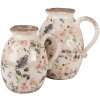 Clayre & Eef 6CE1613M Brocca decorativa Beige Pink 17x13x18 cm