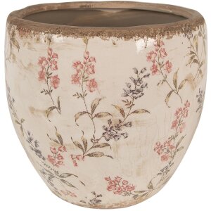 Clayre & Eef 6CE1615L Vaso per fiori da interno Beige...