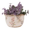 Clayre & Eef 6CE1617S Vaso da fiori per interni Beige Rosa Ø 14x9 cm