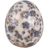 Clayre & Eef 6CE1620L Uovo decorativo Beige Blu Ø 14x16 cm