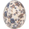 Clayre & Eef 6CE1620L Uovo decorativo Beige Blu Ø 14x16 cm