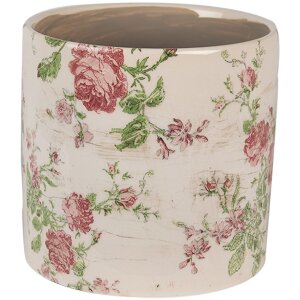 Clayre & Eef 6CE1623M Vaso per fiori da interno Beige...