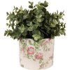 Clayre & Eef 6CE1623S Vaso da fiori per interni Beige Rosa Ø 12x10 cm