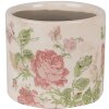 Clayre & Eef 6CE1623XS Vaso da fiori per interni Beige Rosa Ø 11x9 cm