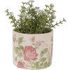 Clayre & Eef 6CE1623XS Vaso da fiori per interni Beige Rosa Ø 11x9 cm