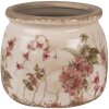 Clayre & Eef 6CE1628M Vaso da fiori interno Beige Rosa Ø 16x13 cm