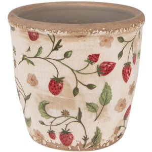 Clayre & Eef 6CE1631S Vaso da fiori per interni Beige...
