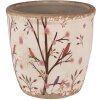 Clayre & Eef 6CE1641L Vaso da fiori per interni Beige Brown Ø 16x16 cm