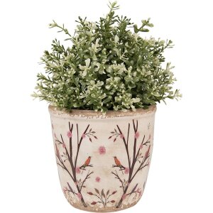 Clayre & Eef 6CE1641M Vaso da fiori per interni Beige...