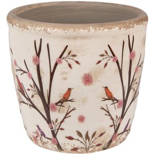 Clayre & Eef 6CE1641S Vaso da fiori per interni Beige...