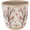 Clayre & Eef 6CE1641XS Vaso da fiori per interni Beige Brown Ø 11x10 cm