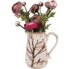 Clayre & Eef 6CE1643L Brocca decorativa Beige Brown 21x15x23 cm