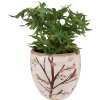 Clayre & Eef 6CE1645L Vaso da fiori per interni Beige Brown Ø 18x17 cm