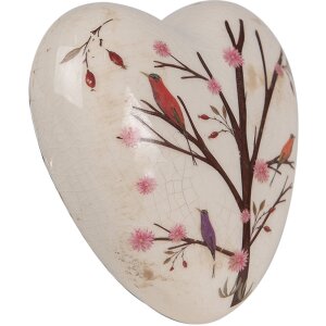 Clayre & Eef 6CE1648 Cuore decorativo Beige Brown...