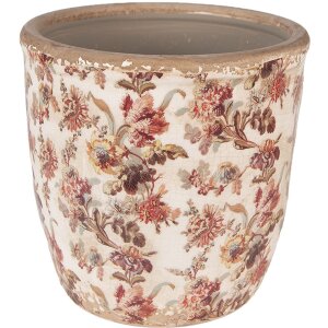 Clayre & Eef 6CE1649L Vaso per fiori da interno Beige...