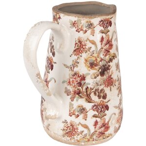 Clayre & Eef 6CE1651M Brocca decorativa Beige Pink 16x12x18 cm