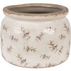 Clayre & Eef 6CE1670L Vaso da fiori per interni Beige Ø 20x15 cm