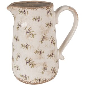 Clayre & Eef 6CE1671L Brocca decorativa Beige...