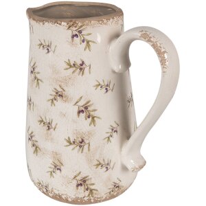 Clayre & Eef 6CE1671L Brocca decorativa Beige...