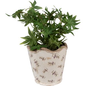 Clayre & Eef 6CE1672L Vaso per fiori da interno Beige...