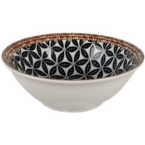 Clayre & Eef 6CEBO0061 Zuppiera Bianco Nero Ø...