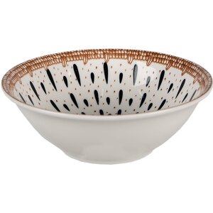 Clayre & Eef 6CEBO0062 Zuppiera Bianco Nero Ø...