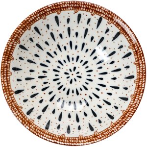 Clayre & Eef 6CEBO0062 Zuppiera Bianco Nero Ø...
