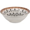 Clayre & Eef 6CEBO0062 Zuppiera Bianco Nero Ø 15x5 cm - 300 ml
