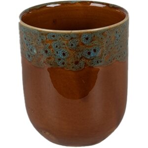 Clayre & Eef 6CEMU0137 Tazza marrone Ø 7x8 cm...