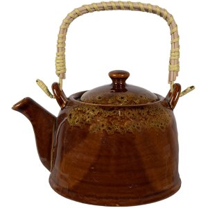 Clayre & Eef 6CETE0136 Teiera marrone Ø 14x12...