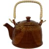 Clayre & Eef 6CETE0136 Teiera marrone Ø 14x12 cm - 750 ml