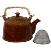 Clayre & Eef 6CETE0136 Teiera marrone Ø 14x12 cm - 750 ml