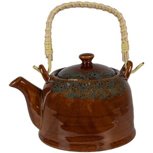 Clayre & Eef 6CETE0137 Teiera marrone Ø 14x12...