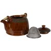 Clayre & Eef 6CETE0137 Teiera marrone Ø 14x12 cm - 750 ml