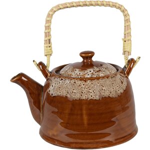 Clayre & Eef 6CETE0139 Teiera marrone Ø 14x12...