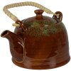 Clayre & Eef 6CETE0140 Teiera marrone Ø 14x12 cm - 750 ml