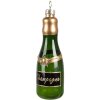 Clayre & Eef 6GL4342 Targhetta natalizia verde color oro Ø 4x12 cm