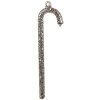 Clayre & Eef 6GL4356 Ciondolo natalizio color argento 4x1x14 cm